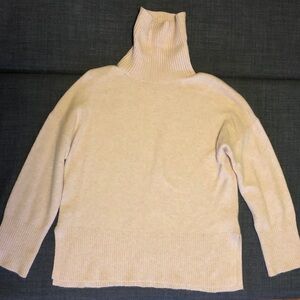 J. Crew Soft Cream Turtleneck Sweater